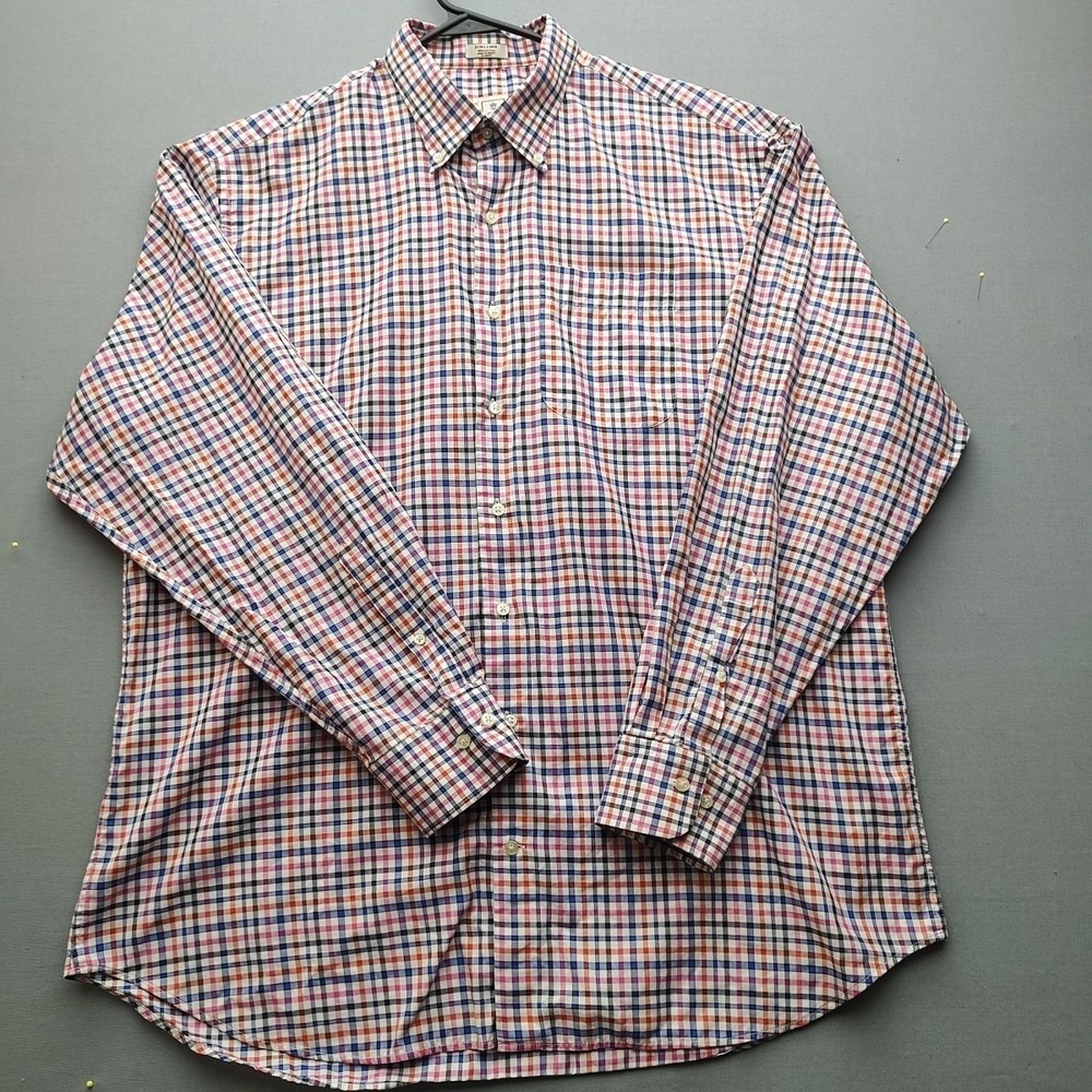 Peter Millar Men's Multicolored Button Up Shirt Long Sleeve Extra Large